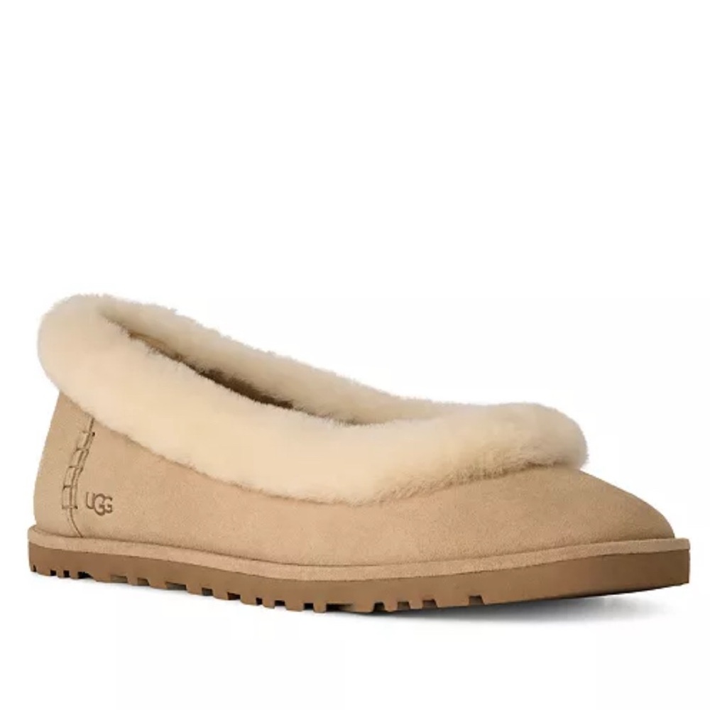 UGG Women's Cozy Cream ZORA BALLET Flat shoes